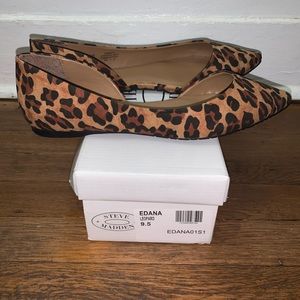 STEVE MADDEN LEOPARD FLATS